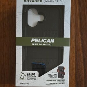 Pelican Voyager Black Case for iPhone 17